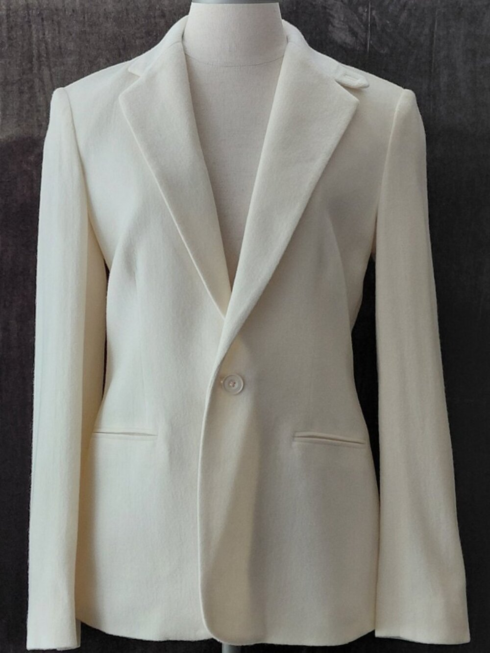 Polo Ralph Lauren Blue Label Ivory Wool Blend Blazer Size 8 NWT $598 MSRP